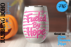 Fueled By Hope Pink Awareness Ribbon Art Product Image 2