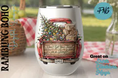 Dont Get Your Tinsel In A Tangle Vintage Old Truck Product Image 2