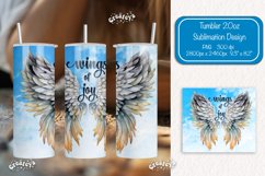 Inspirational Tumbler designs Tumbler Sublimation wrap quote Product Image 1
