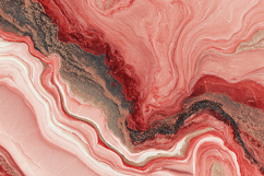 Marble pattern with swirling shades of pink and red Product Image 1