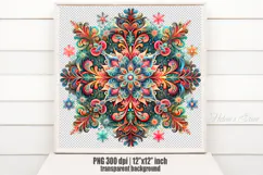 Christmas snowflakes clipart|Cute Winter flower shirt design Product Image 2