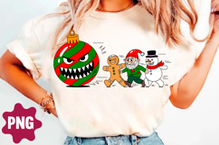 Christmas Ornament Ball Funny Gnome Png Product Image 2