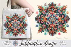 Christmas snowflakes clipart|Cute Winter flower shirt design Product Image 1