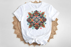 Christmas snowflakes clipart|Cute Winter flower shirt design Product Image 4