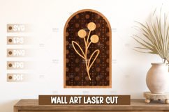 6 Rustic botanical stem wall art, Boho wall art Product Image 3