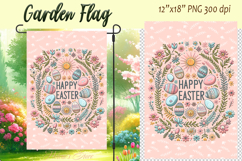 Easter Garden Flag Sublimation |Religious sublimation design Product Image 1