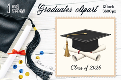 Graduate sublimation png|Class of 2026 vintage postage stamp Product Image 1