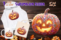 Cute Halloween clipart | Kawaii shirt sublimation designs Product Image 1