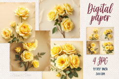Vintage floral digital papers BUNDLE |Flowers scrap booking Product Image 9