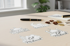 Ramadan and Eid Mubarak Outline Illustrations Product Image 3