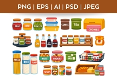 Home Cooking Bundle Doodle|Vector &amp; PNG Food Product Image 1