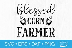 Blessed Corn Farmer SVG Corn Farmer SVG Maize SVG Corn SVG Product Image 2