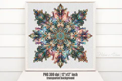 Christmas snowflakes clipart|Cute Winter flower shirt design Product Image 1