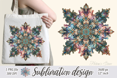 Christmas snowflakes clipart|Cute Winter flower shirt design Product Image 2