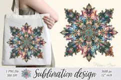 Christmas snowflakes clipart|Cute Winter flower shirt design Product Image 2