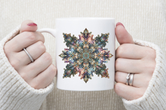 Christmas snowflakes clipart|Cute Winter flower shirt design Product Image 3