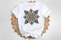 Christmas snowflakes clipart|Cute Winter flower shirt design Product Image 4