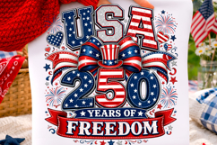 USA 250 Years of Freedom PNG Product Image 1