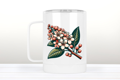 Prunus padus flower clipart |Vintage Summer flower graphics Product Image 3