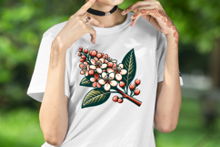 Prunus padus flower clipart |Vintage Summer flower graphics Product Image 4