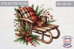 Rustic Christmas PNG Sublimation Wooden Cozy clipart Product Image 1