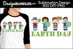 Earth Day Sublimation Design Product Image 1