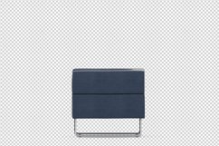 Isometric Arm Chair 3D isolated render Product Image 1