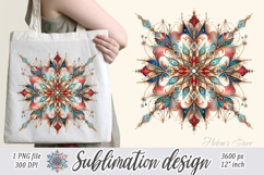 Christmas snowflakes clipart|Cute Winter flower shirt design Product Image 3