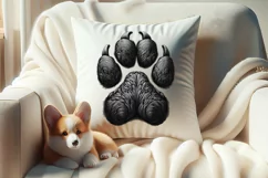 Dog paw imges |Valentines day Sublimation clipart sketch png Product Image 1