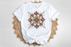 Christmas snowflakes clipart|Cute Winter flower shirt design Product Image 1