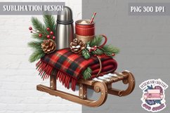 Christmas Farm Fresh Sublimation PNG Cozy Winter Clipart Product Image 1