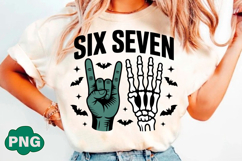 Six Seven 6 7 67 Meme Christmas Xmas PNG Product Image 1