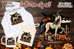 Cute Halloween horse clipart | Abstract shirt designs png Product Image 2