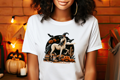 Cute Halloween horse clipart | Abstract shirt designs png Product Image 3