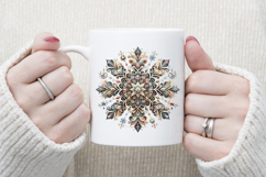 Christmas snowflakes clipart|Cute Winter flower shirt design Product Image 1