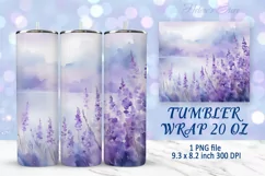 Flowers tumbler wrap | Summer Tumbler sublimation designs Product Image 16