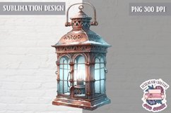 Christmas Rustic Sublimation Design PNG Rusty metal Vintage Product Image 1