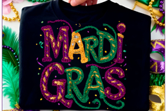 Faux Yarn Mardi Gras Png Carnival Png Product Image 1