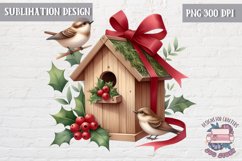 Rustic Christmas PNG Sublimation Wooden Cozy clipart Product Image 1