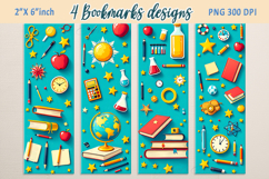 Back to school bookmark |Printable bookmark| Book craft Product Image 1