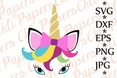 Unicorn Svg,Unicorn face Svg,Unicorn t shirt svg, Product Image 1