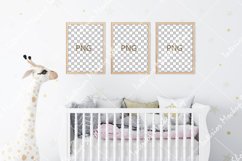 Frame mockup A4, Kids mockup, Mockup in interior /80 Product Image 2