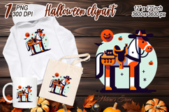 Cute Halloween horse clipart | Abstract shirt designs png Product Image 2