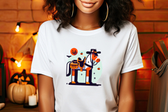 Cute Halloween horse clipart | Abstract shirt designs png Product Image 1