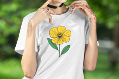 Wild flower buttercup clipart |Vintage Summer flower graphic Product Image 4