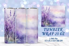 Flowers tumbler wrap | Summer Tumbler sublimation designs Product Image 18