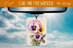 3d Floral Air Freshener Car| Car air freshin sublimating png Product Image 1