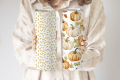 Two Skinny Tumbler Mockup -woman holding tumbler Product Image 2