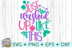 Just Washed Up Like This SVG DXF PNG EPS Cutting Files Product Image 2