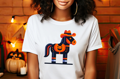 Cute Halloween horse clipart | Abstract shirt designs png Product Image 1
